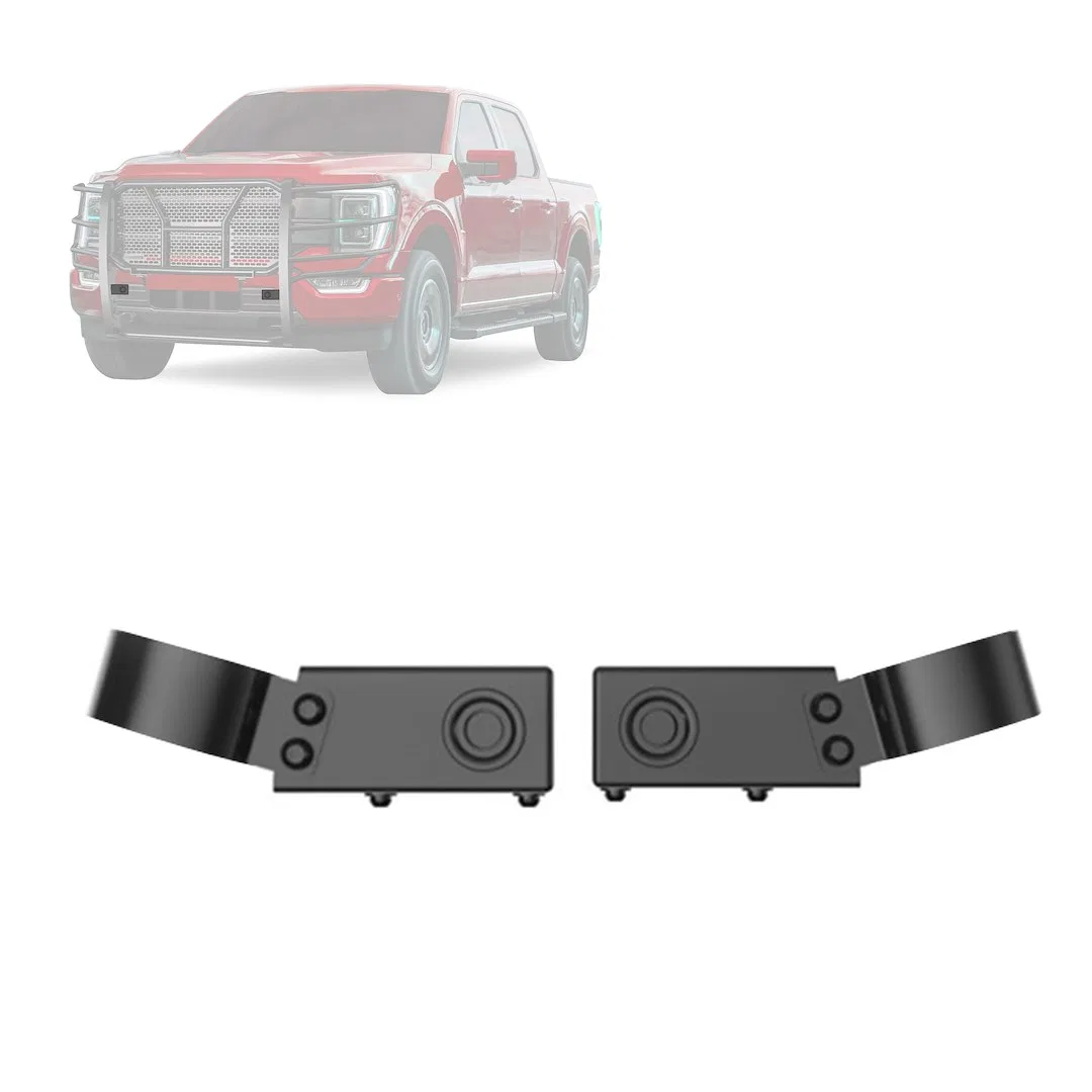 GPS05B – BLACK HORSE Parking Aid Sensor Relocation Bracket, Relocates Sensors To Grille Guard Black Steel